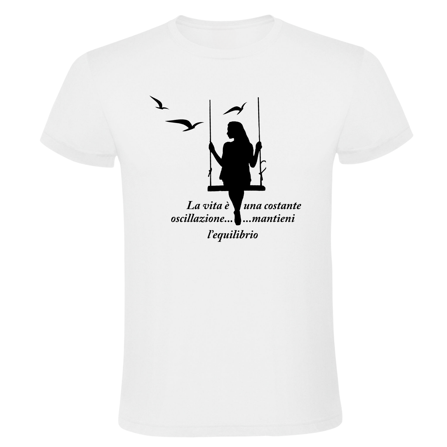 T-shirt "Mantieni l'equilibrio" - Caos