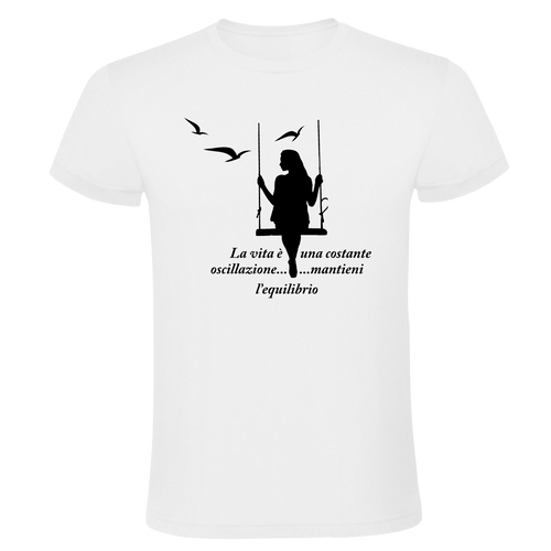T-shirt "Mantieni l'equilibrio" - Caos
