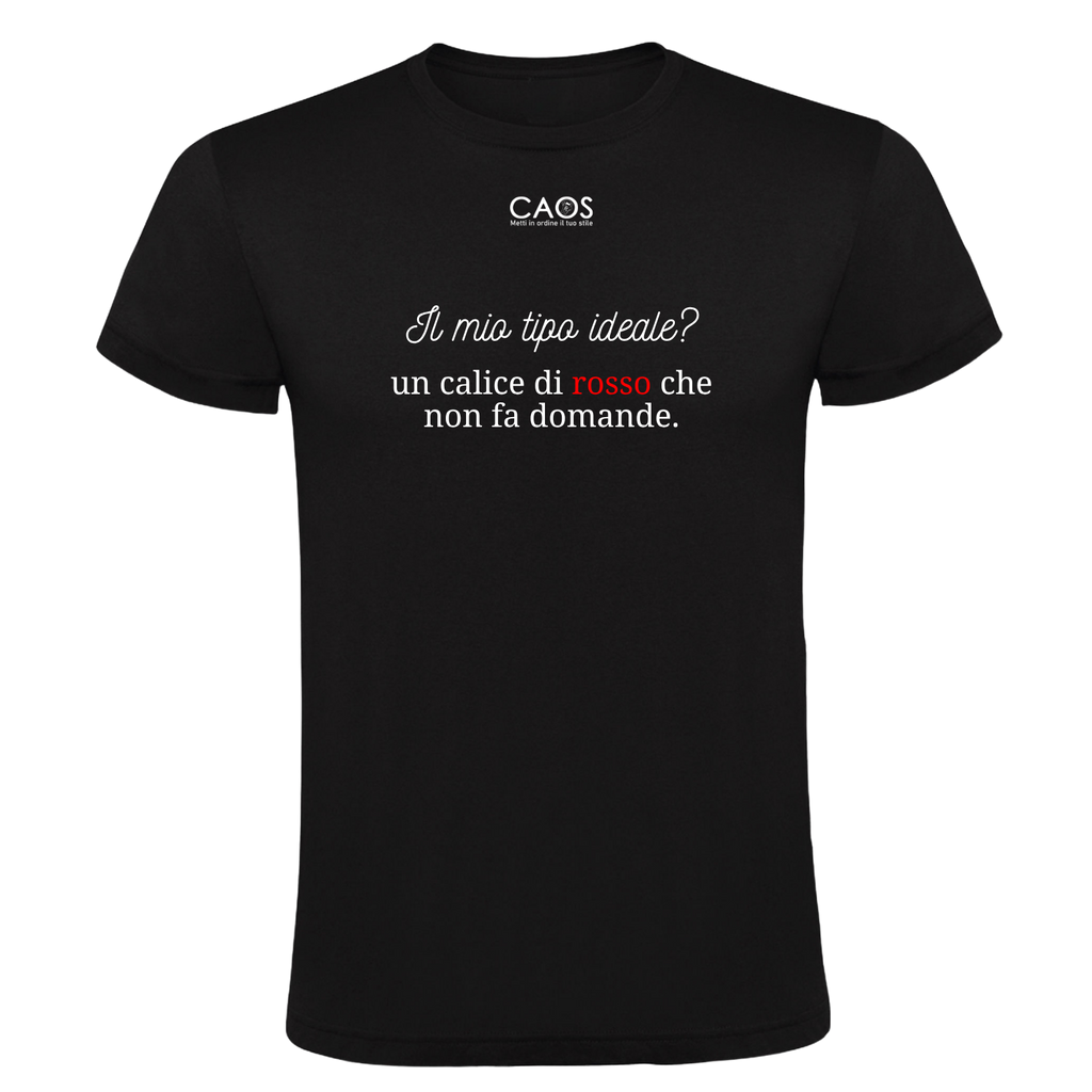 T-shirt "Calice di rosso" - Caos