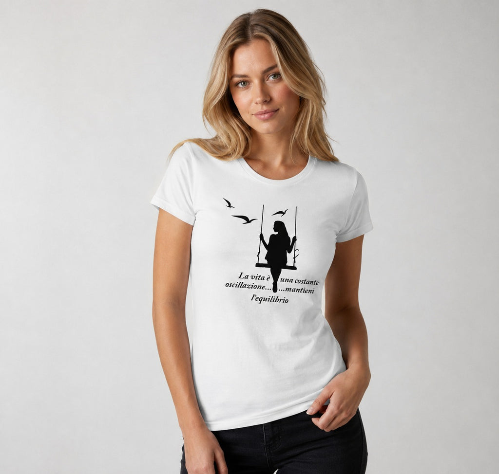 T-shirt "Mantieni l'equilibrio" - Caos