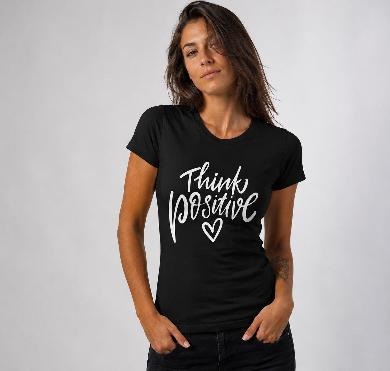 T-shirt "Think Positive"